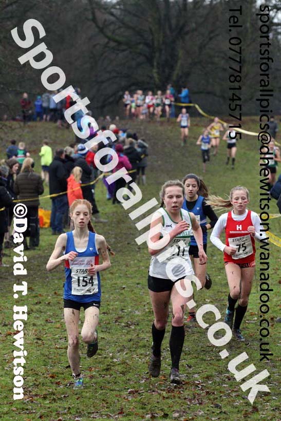 Girls under-15s Northern Cross Country, Knowsley Safari Park. Photo: David T. Hewitson/Sports for All Pics